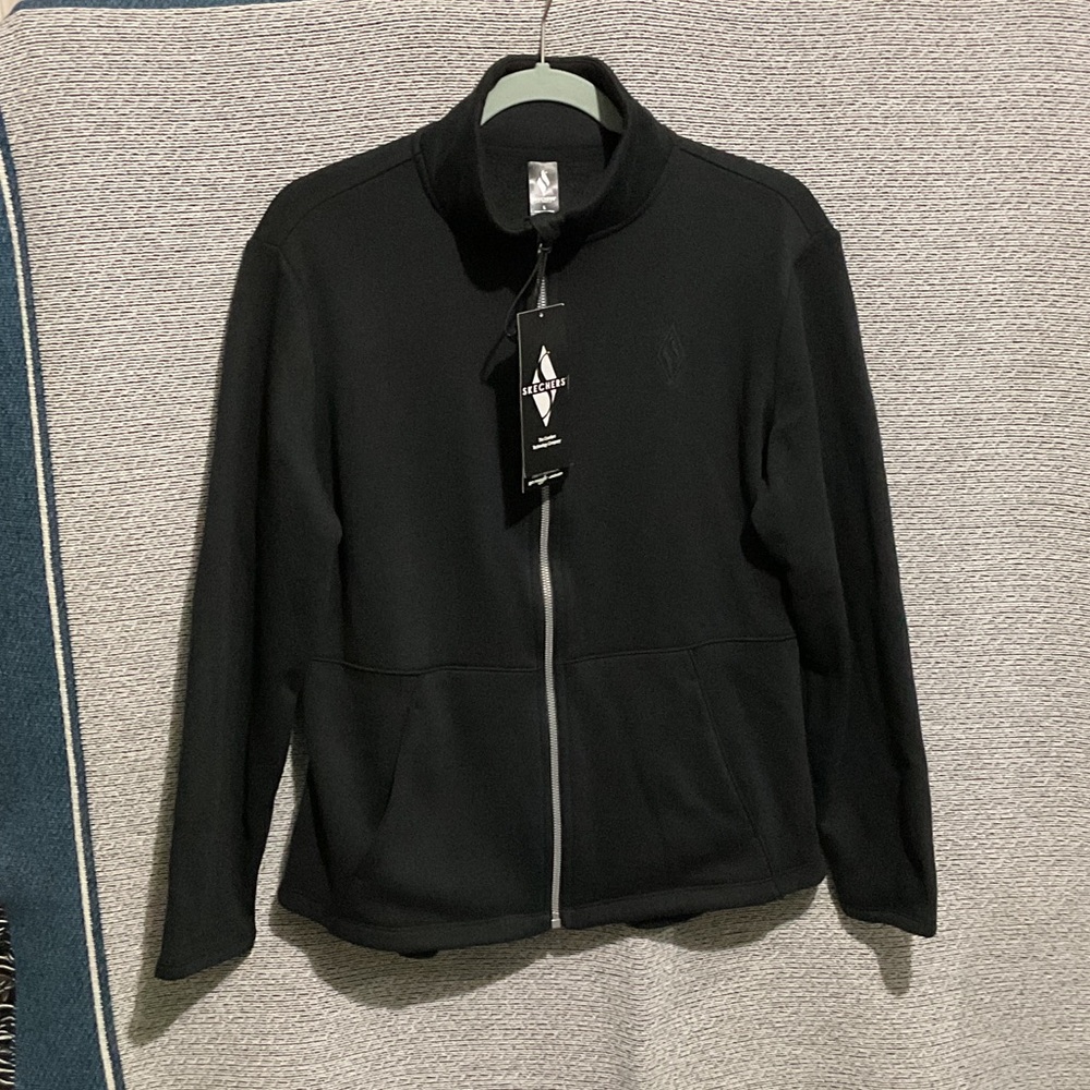 Skechers Black Zip-Up Jacket